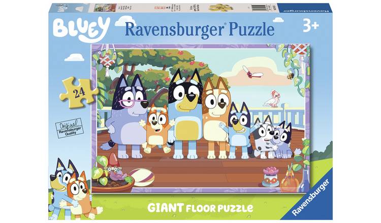  Ravensburger Bluey 4 Large Shaped Jigsaw Puzzles (10