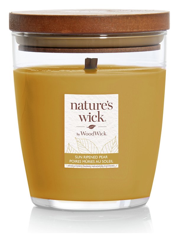 Nature's Wick Medium Jar Candle - Sun Ripened Pear
