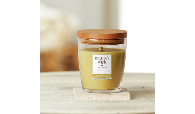 Nature's Wick Medium Jar Candle - Sun Ripened Pear