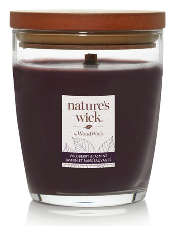 Nature's Wick Medium Jar Candle - Wildberry & Jasmine