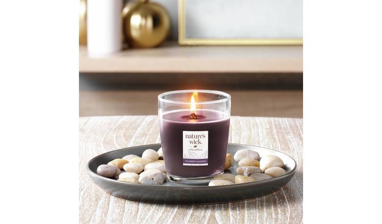 Nature's Wick Medium Jar Candle - Wildberry & Jasmine