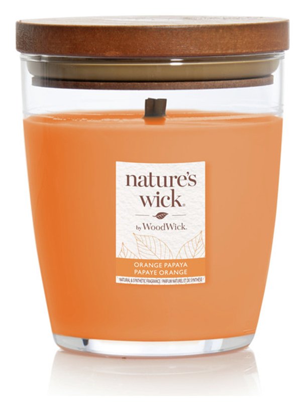 Nature's Wick Medium Jar Candle - Orange Papaya