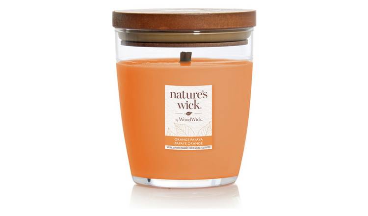 Nature's Wick Medium Jar Candle - Orange Papaya