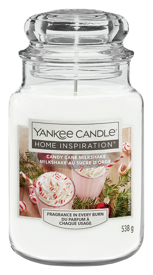 Yankee Home Inspiration Large Candle - Candy Cane Milkshake