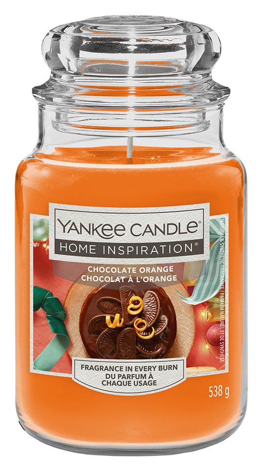 Yankee Home Inspiration Large Jar Candle - Chocolate Orange