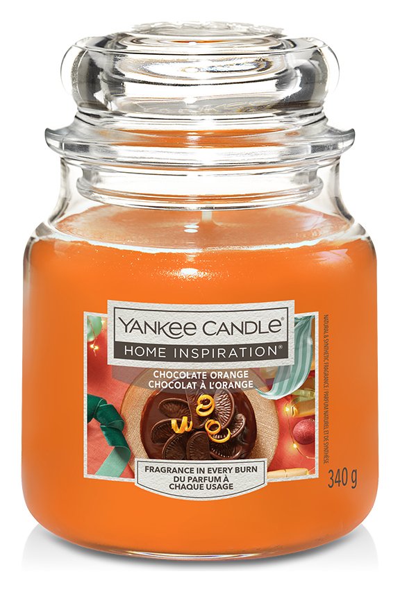 Yankee Home Inspiration Medium Jar Candle - Chocolate Orange