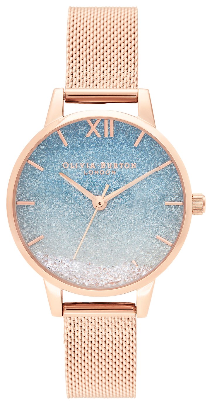 Olivia Burton Rose Gold Stainless Steel Bracelet Watch