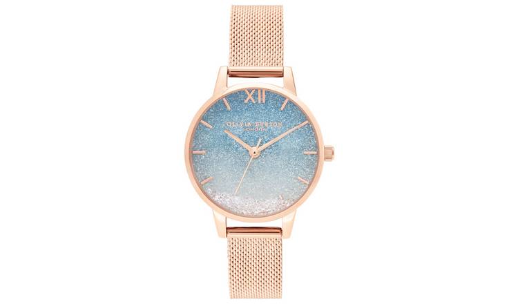 Olivia burton stainless online steel watch