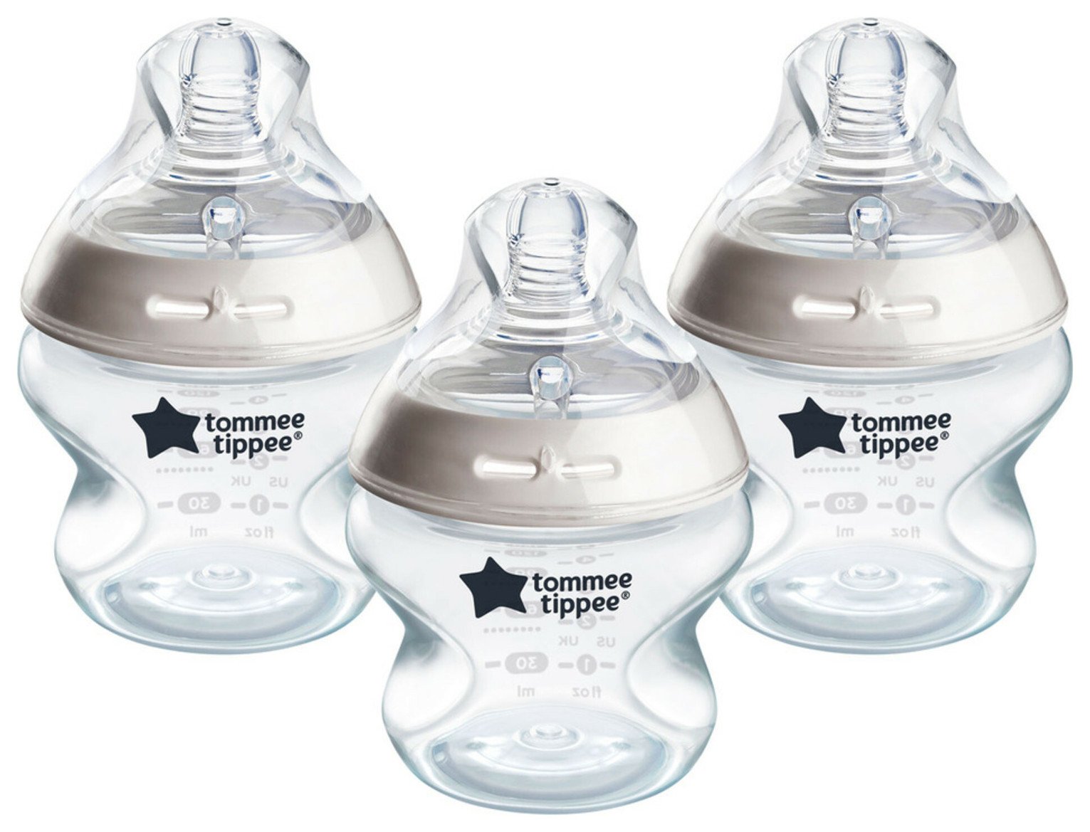 Tommee Tippee Natural Start Anti-Colic Baby Bottle Pack of 3