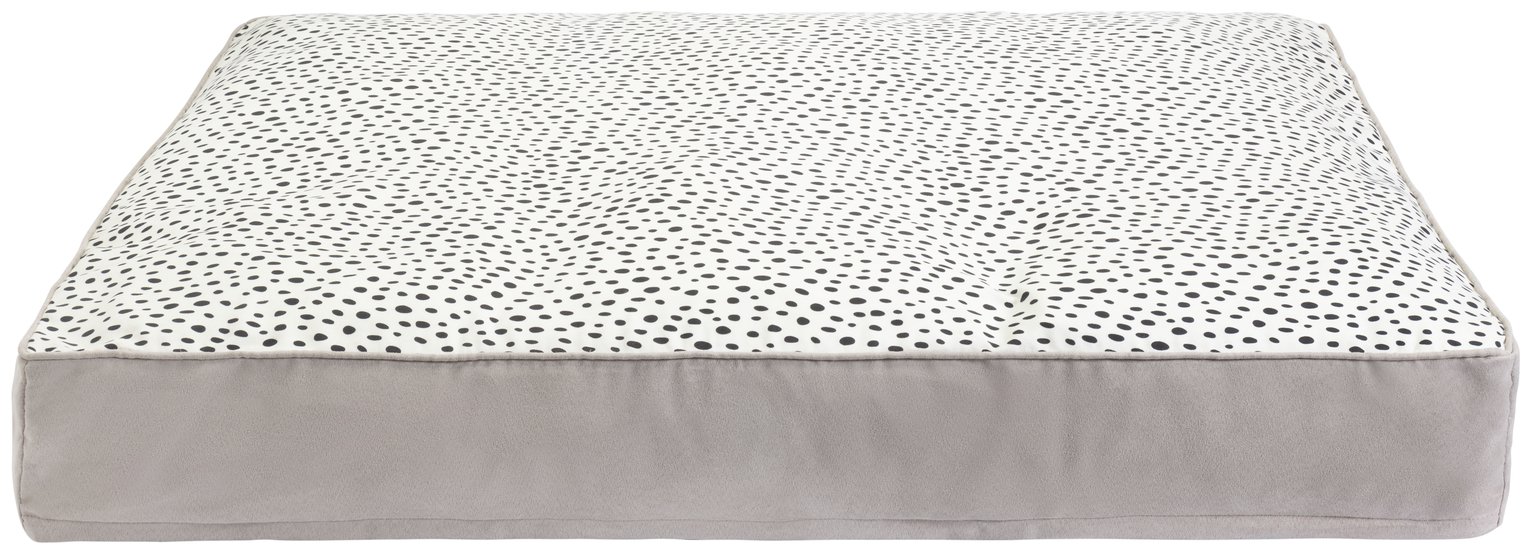 Spotty Dot Print  Mattress Dog Bed-Medium