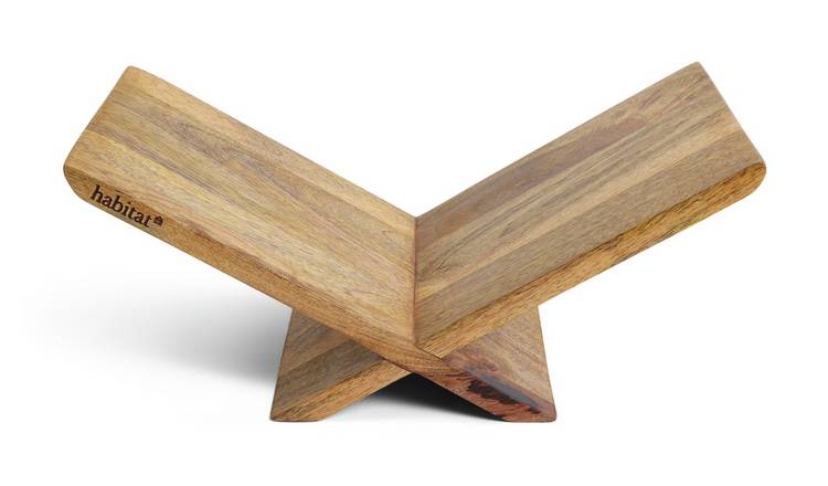 Habitat Mango Wood Bookstand - Natural 