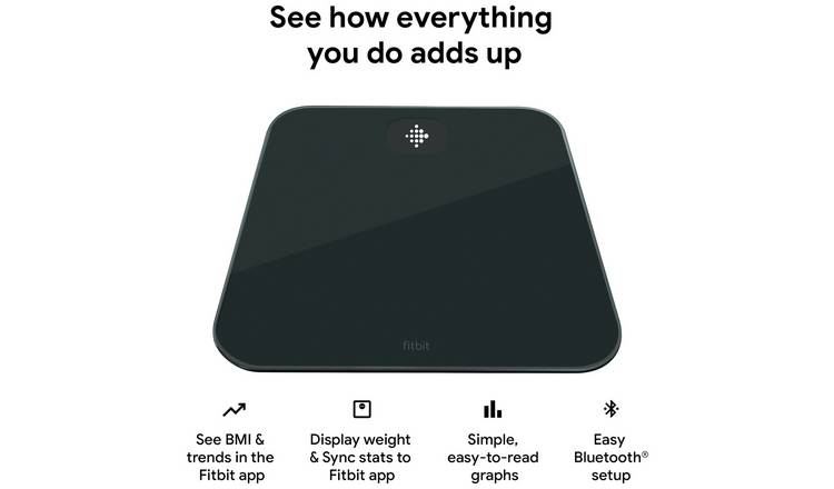 Best Buy: Fitbit Aria Digital Bathroom Scale Black FB203BK