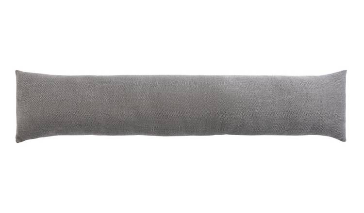 Habitat Basket Weave Draught Excluder -Grey