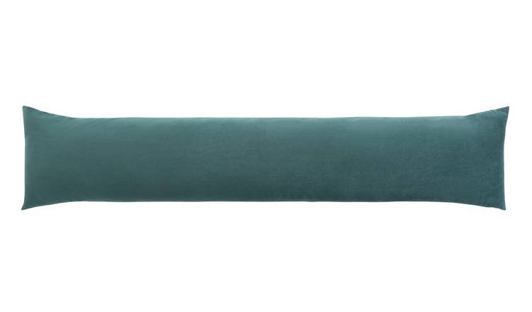 Habitat Velour Draught Excluder - Green