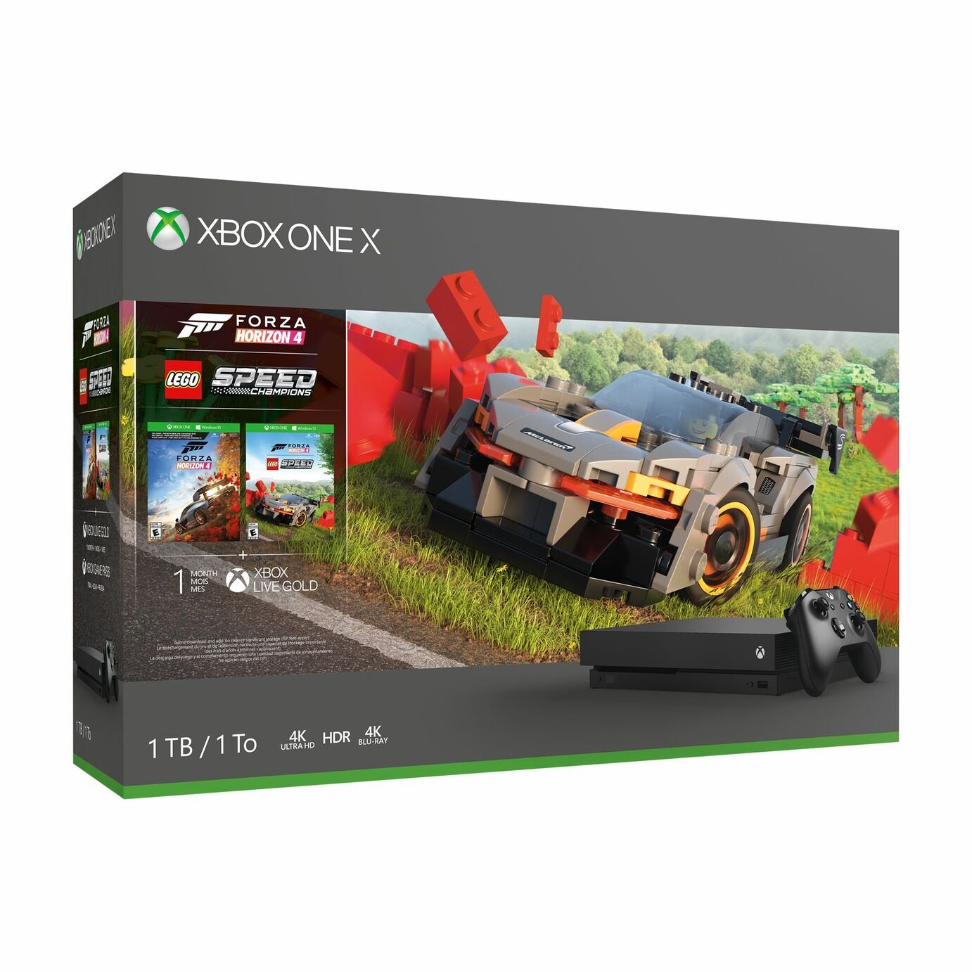 Xbox One X 1TB Console & Forza Horizon 4 LEGO Speed Bundle