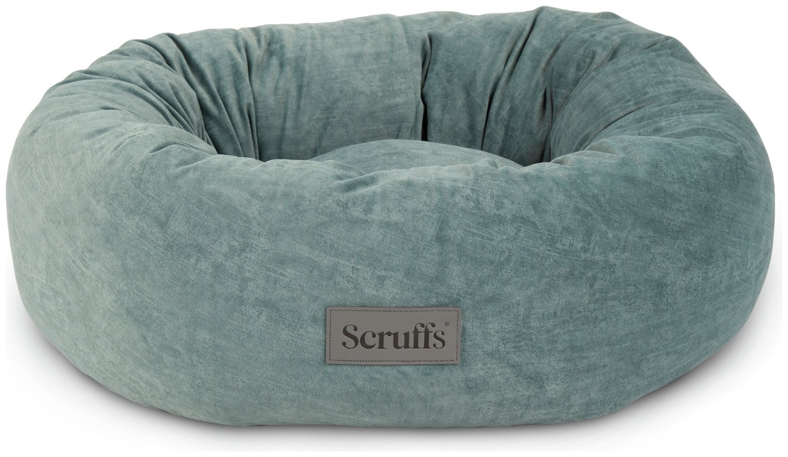 Scruffs Oslo Doughnut Teal Blue Dog Bed - Medium