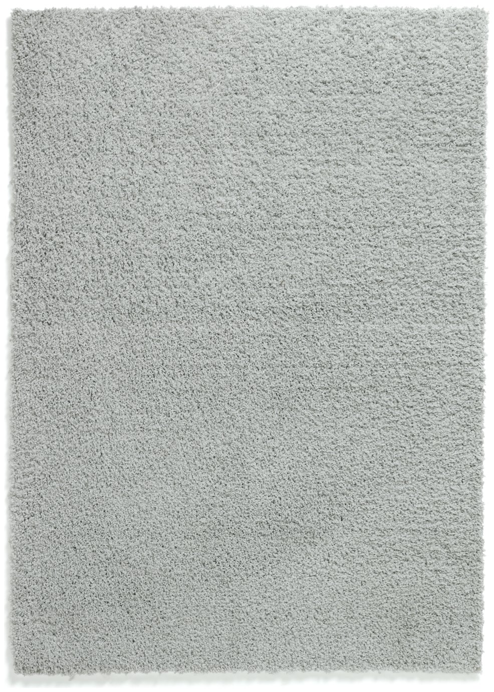 Habitat Recycled Plain Cosy Shaggy Rug - 200x290cm - Grey