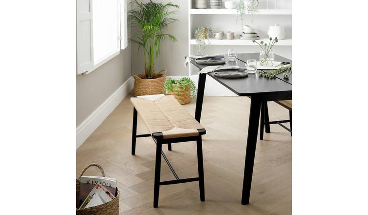 Hannah dining set with deals 2 benches