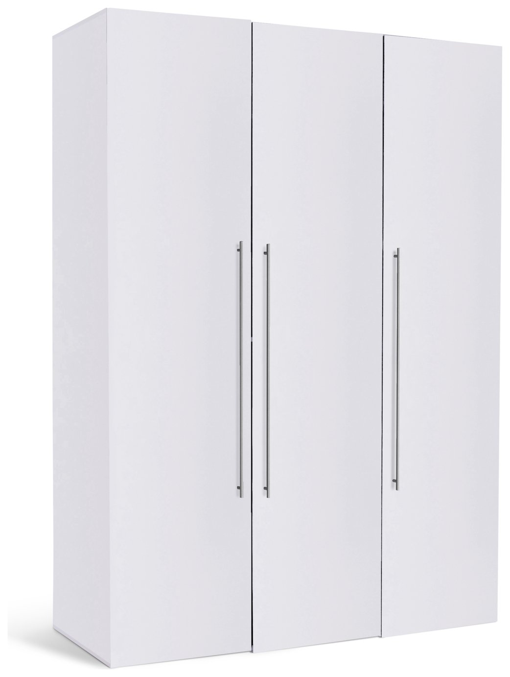 Habitat Atlas 3 Door Tall Wardrobe - White