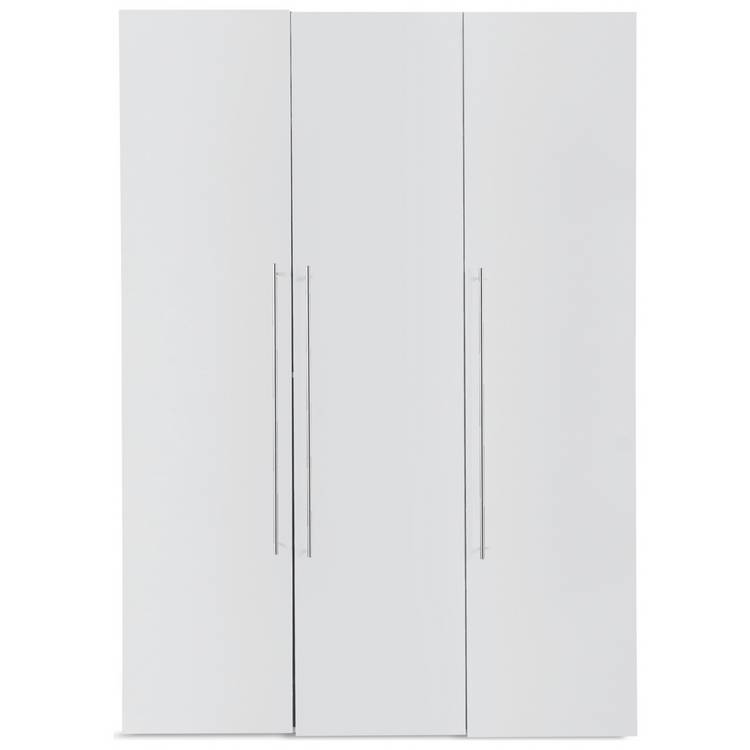 Habitat Atlas 3 Door Tall Wardrobe - White 0