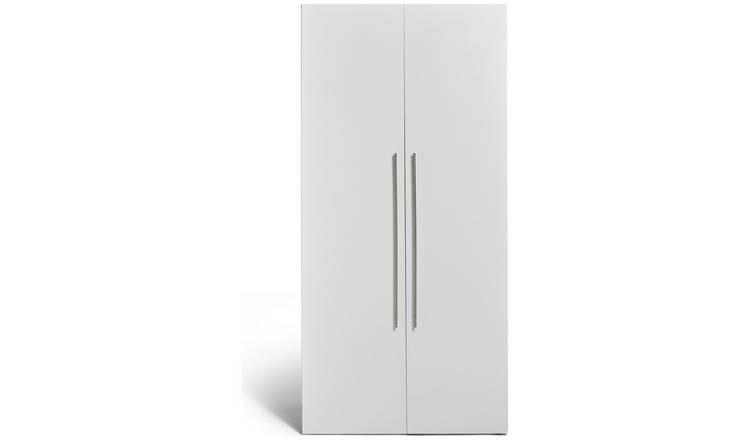 Habitat Atlas 2 Door Tall Wardrobe - White
