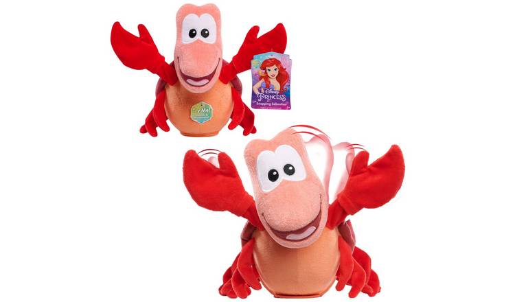 Disney Princess Little Mermaid Snapping Sebastian Plush