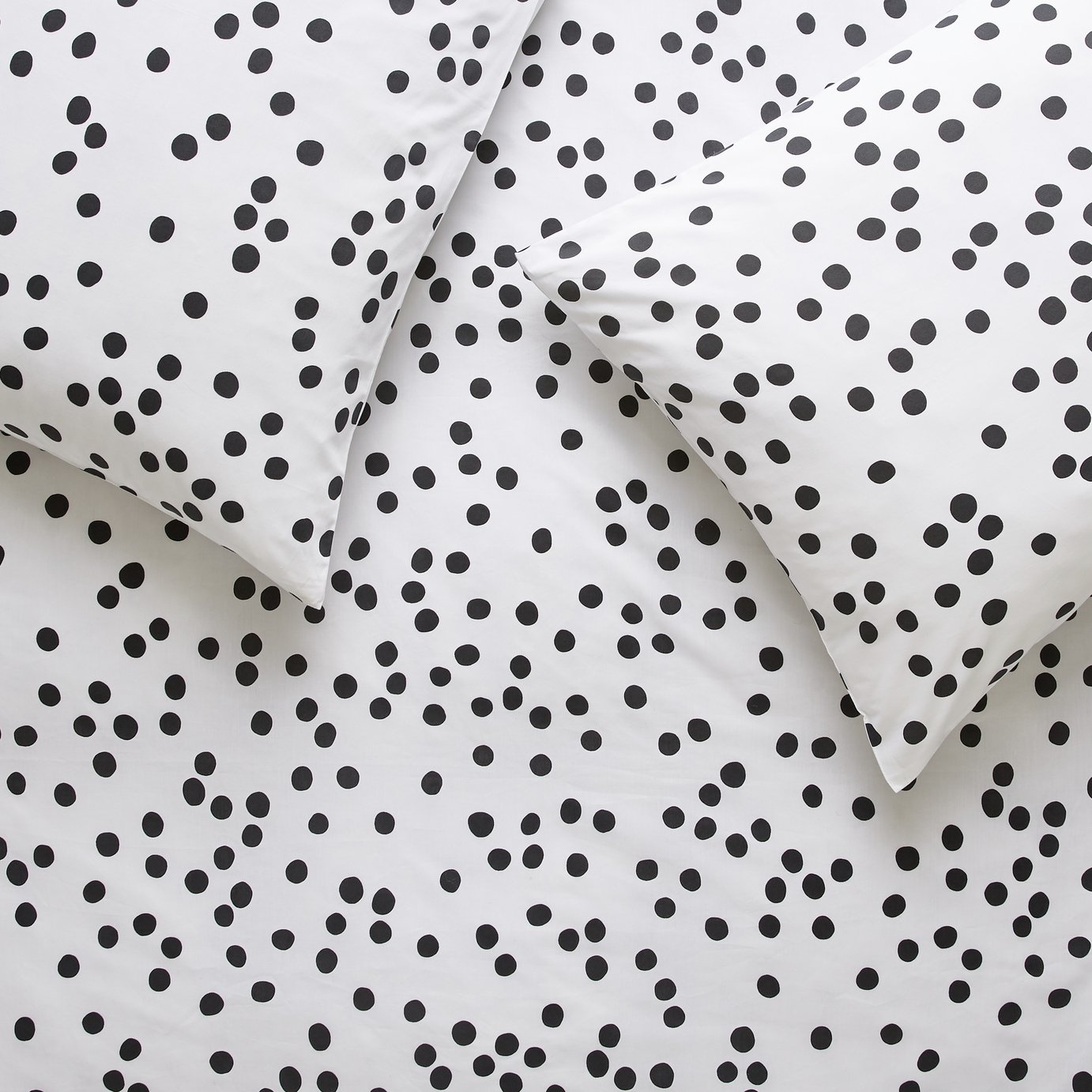 Habitat Penny Black Mini Dot Bedding Set - Single