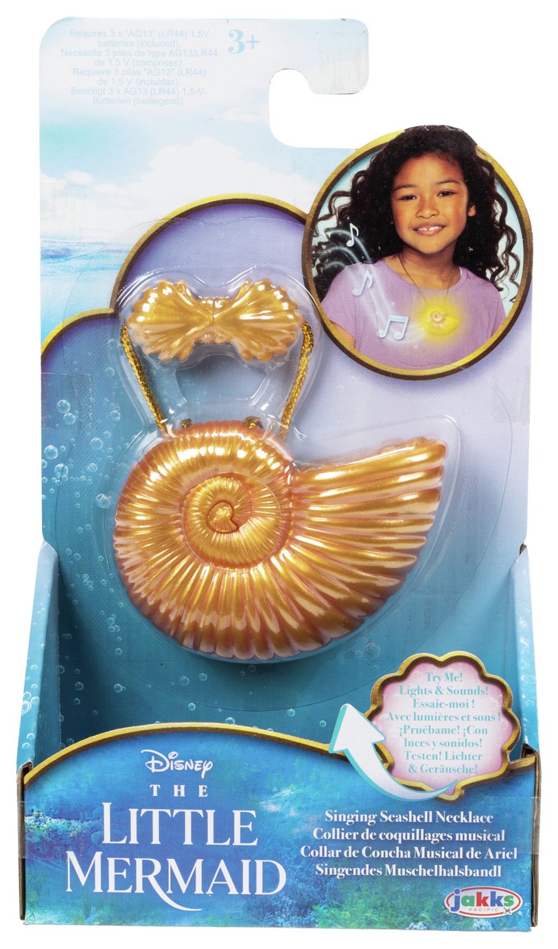 Little Mermaid Live Action Singing Seashell Necklace