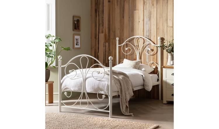 Argos metal on sale single bed