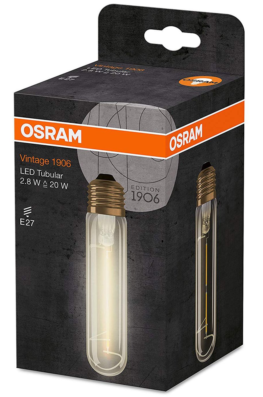 Osram Vintage 1906 3W LED E27 200 Lumens Tube Light Bulb Review