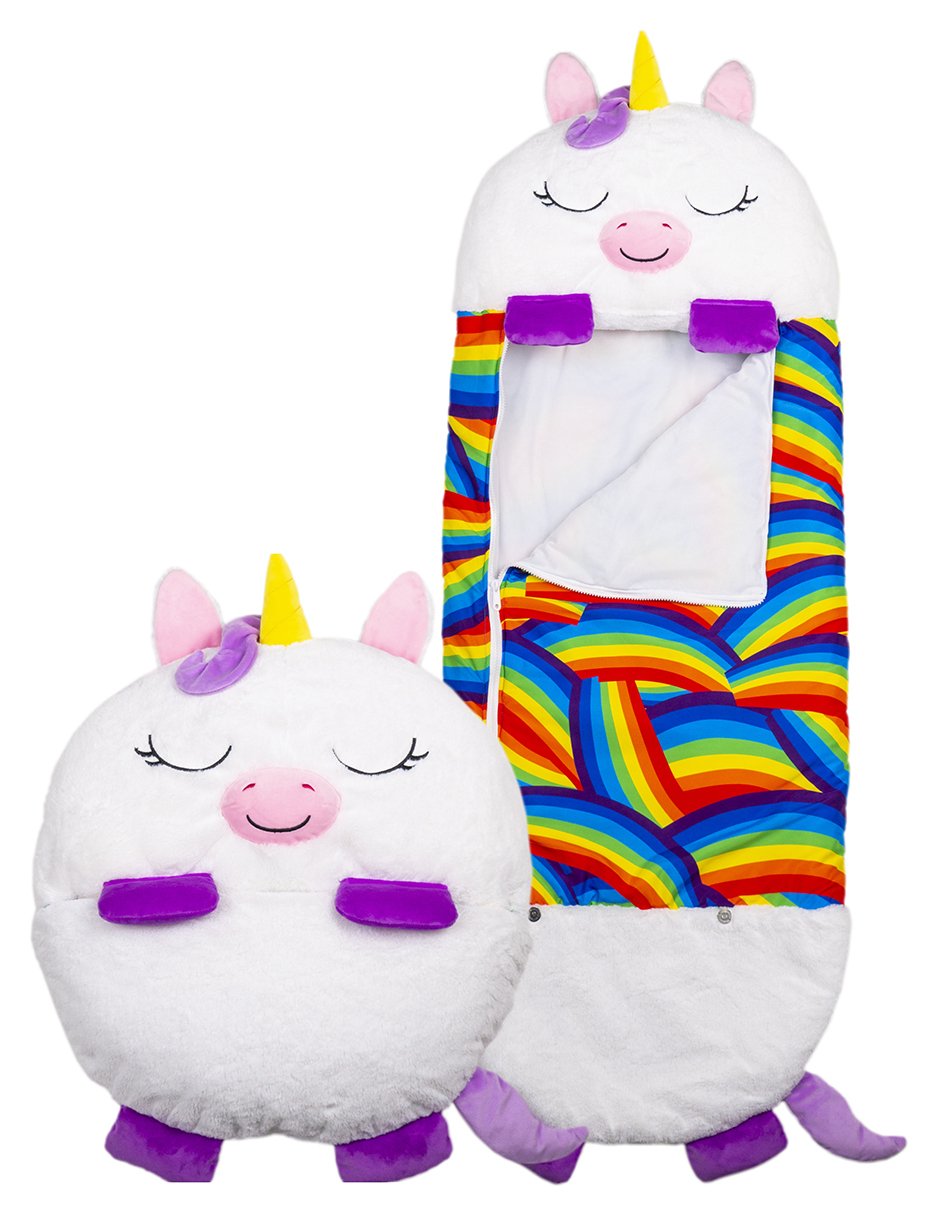 Happy Nappers 280 GSM White Unicorn Large Sleeping Bag