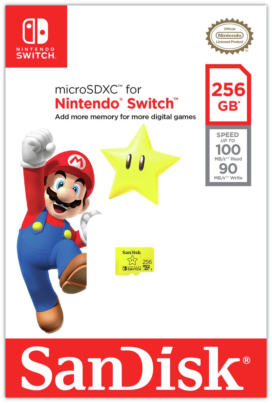 micro sd card for switch lite