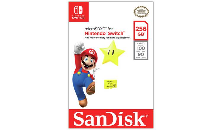 Buy SanDisk 100MBs MicroSDXC Card for Nintendo Switch 256GB