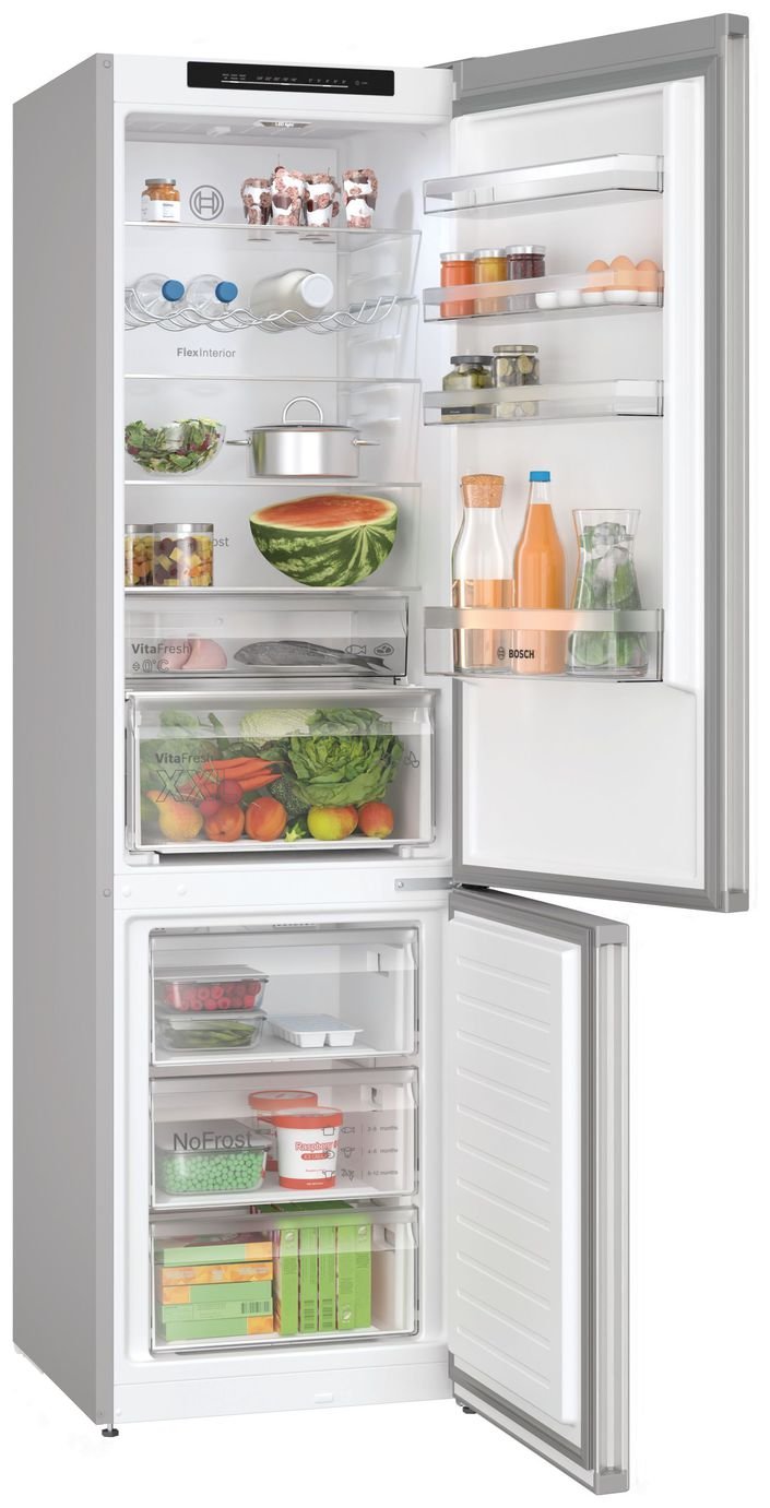 Bosch KGN392LDFG Freestanding Fridge Freezer - Silver