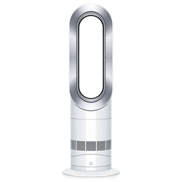 Dyson AM09 Hot + Cool Fan Heater - White/Silver 0