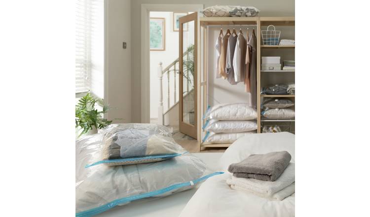 Argos Home Pack of 6 Mixed Vacuum Storage Bag