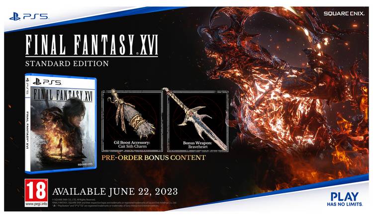 Final Fantasy XVI PS5 - Jeux vidéo