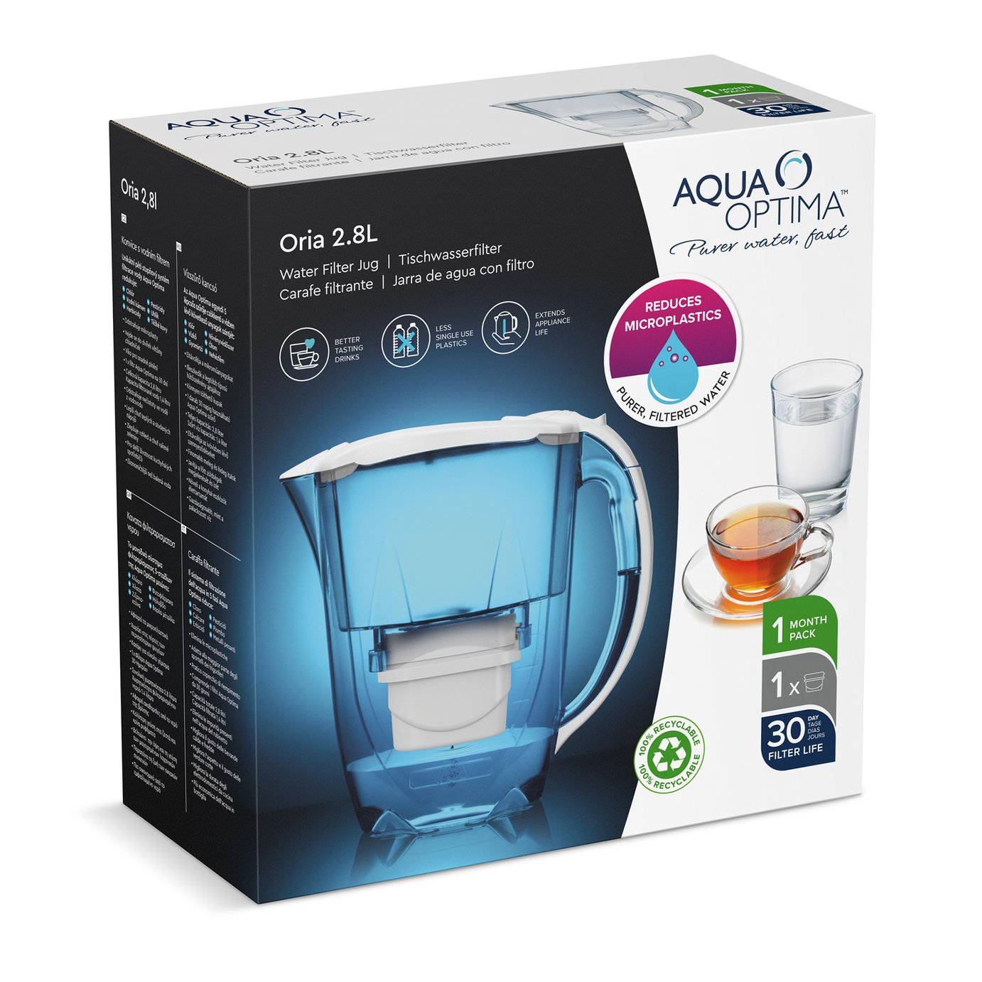 Aqua Optima Oria Water Filter Jug Reviews Updated October 2023