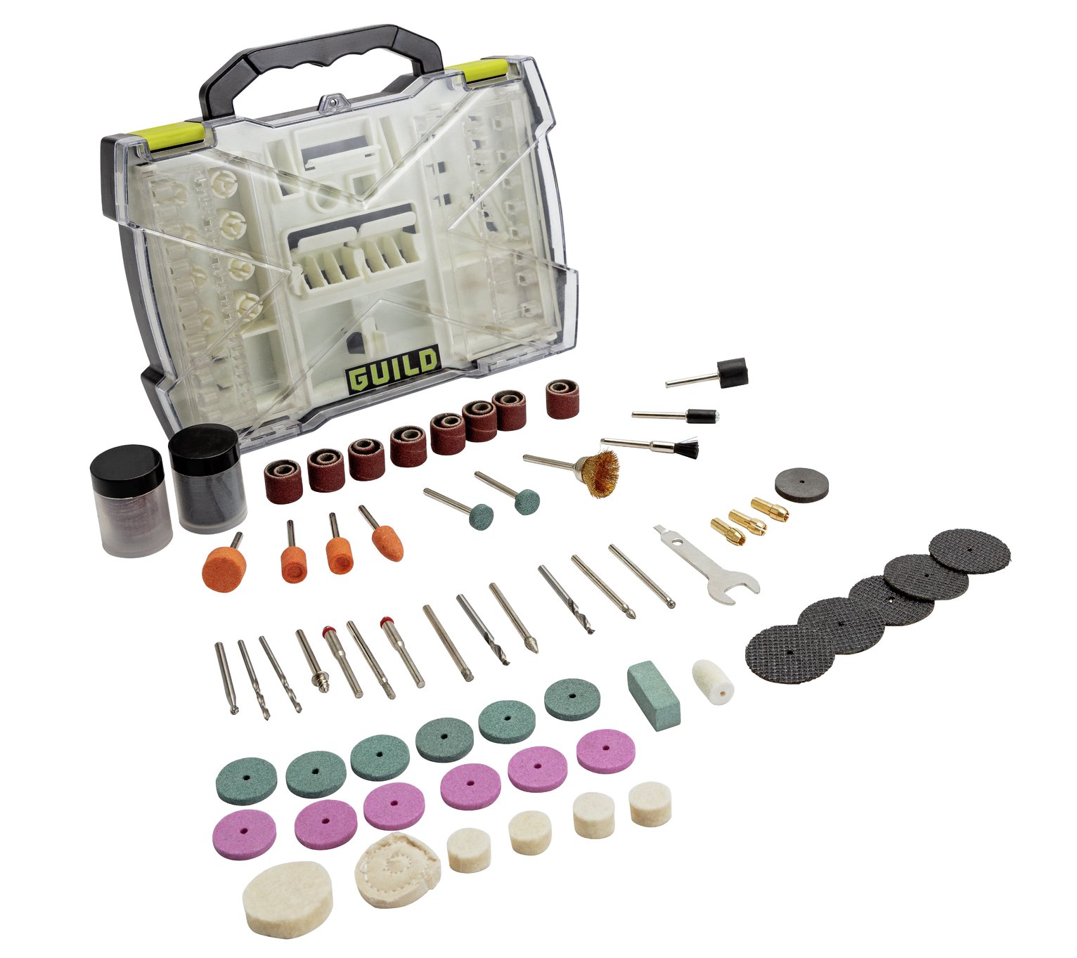Guild 145 Piece Rotary Tool Accessory Set