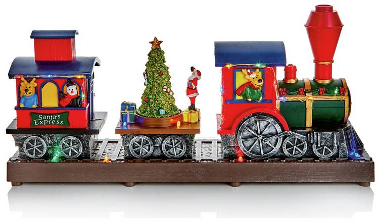 Premier Decorations Christmas Animated Train Decoration