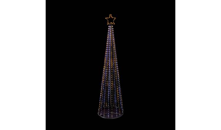 Premier Decorations 13ft Pyramid LED Christmas Tree