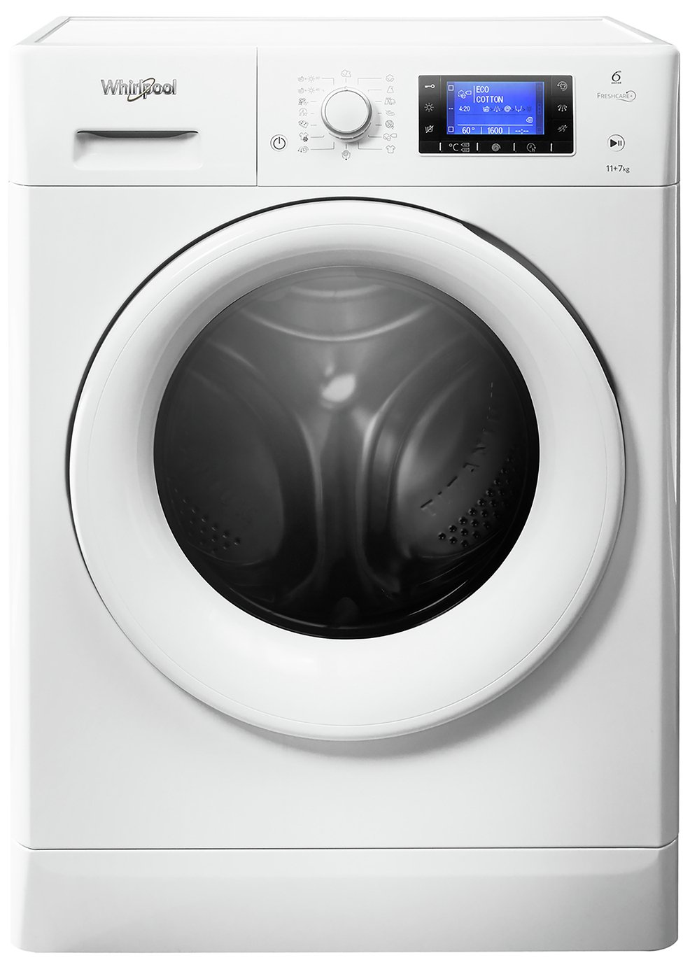Whirlpool FWDD117168W 11KG / 7KG 1500 Washer Dryer - White
