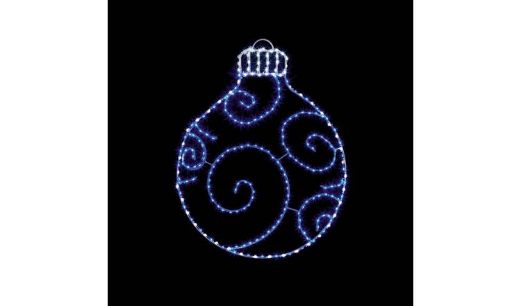 Premier Decorations Christmas Twinkling Bauble Decoration