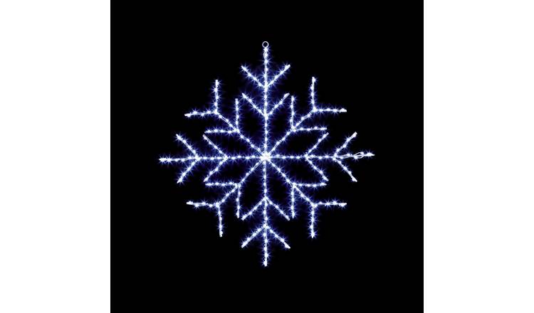 Premier Decorations Christmas Twinkling Snowflake Decoration