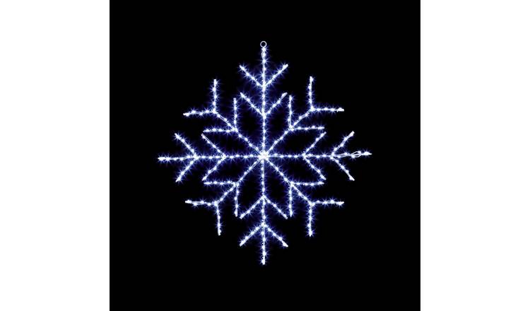 Premier Decorations Christmas Twinkling Snowflake Decoration