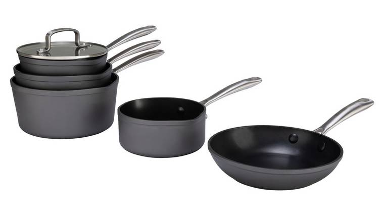 Buy Argos Home 5 Piece Hard Anodised Aluminium Pan Set Pan Sets Argos