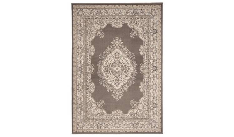 Homemaker Bukhura Traditional Rug - 120x160cm - Taupe