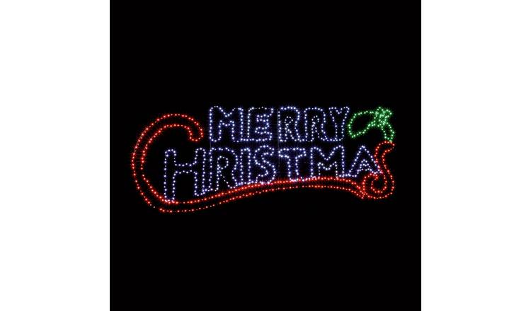 Premier Decorations LED Merry Christmas Decoration