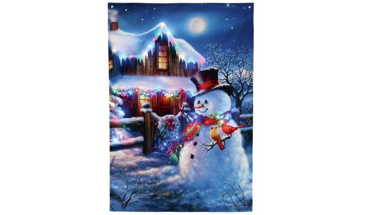 Premier Decorations Snowman Banner Christmas Decoration