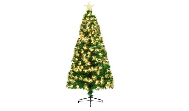 Premier Decorations 6ft Fibre Optic Starburst Christmas Tree